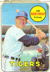 1969 Topps Baseball Cards      580     Jim Northrup